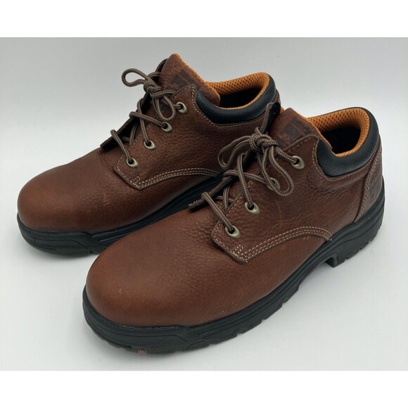 Timberland PRO PowerFit Titan Safety Toe Brown Work Shoes Mens 10.5M 47028 main image 5